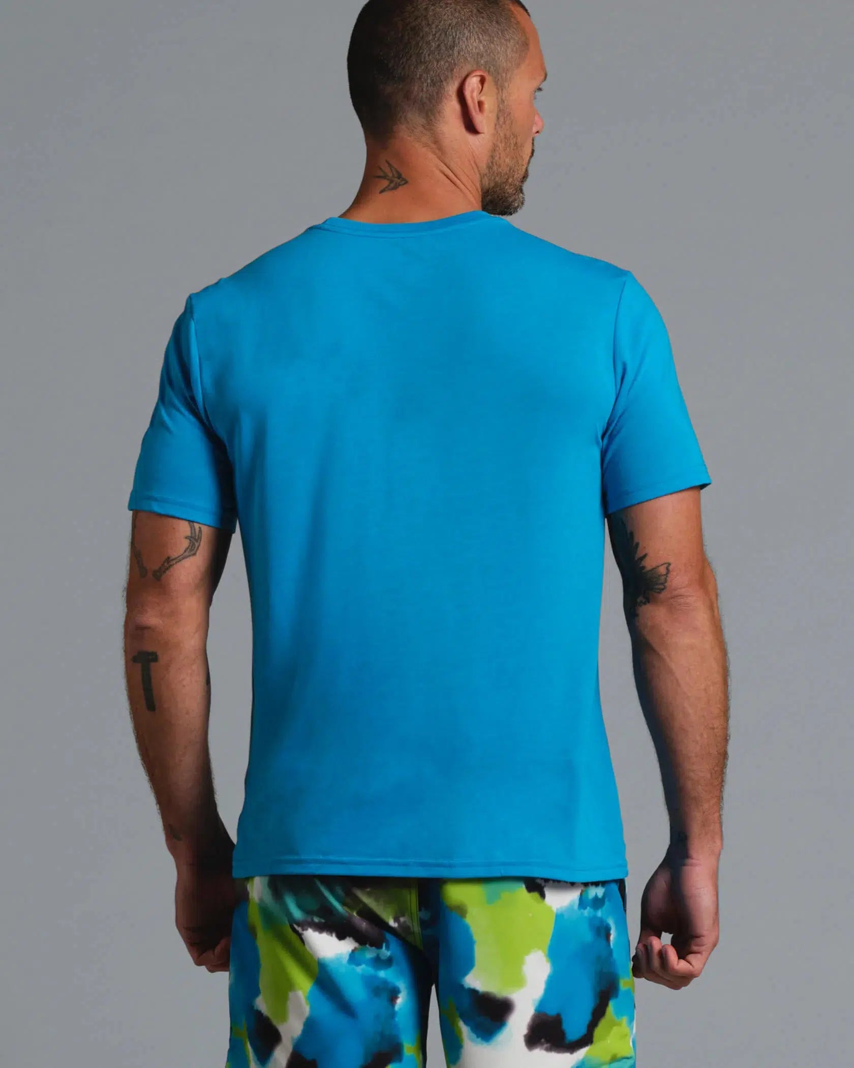 4:AM Club SS T-Shirt Cerulean