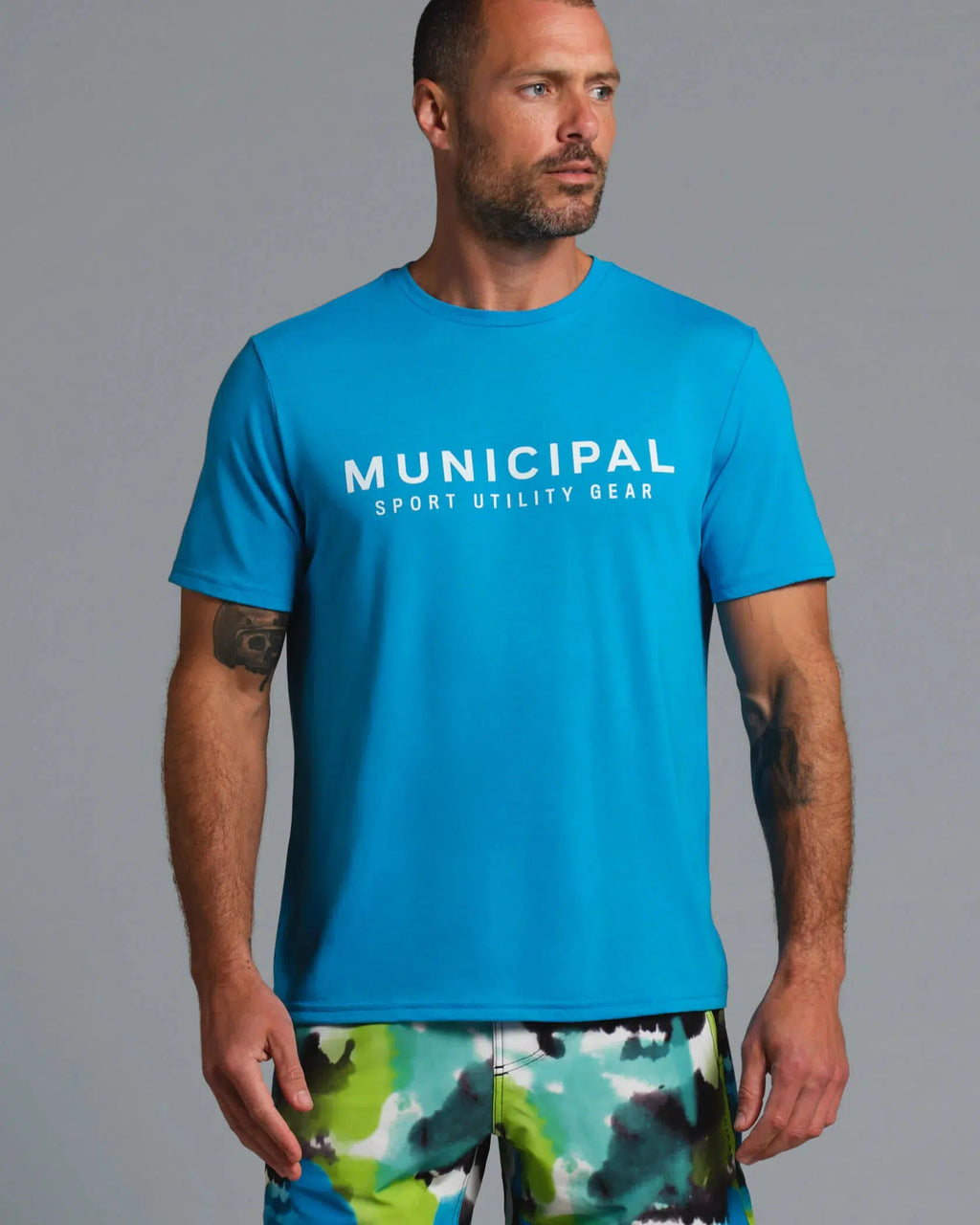 4:AM Club SS T-Shirt Cerulean