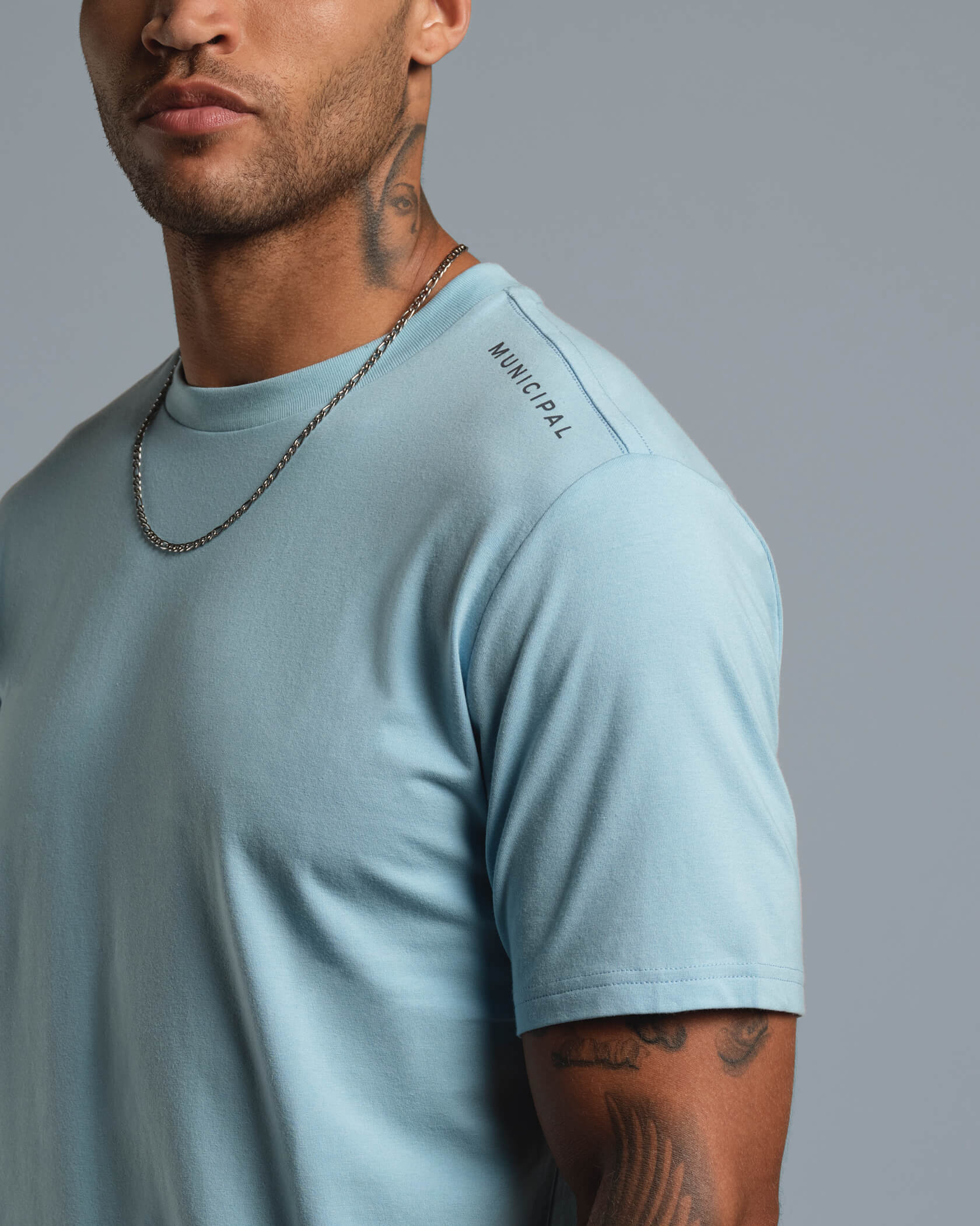 Enduro Stretch T-Shirt - Sky / Charcoal