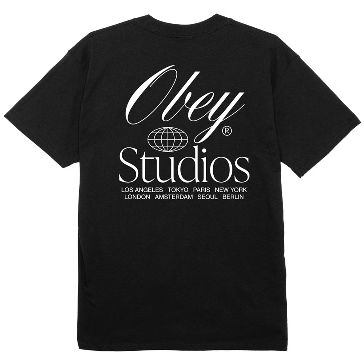 OBEY STUDIOS WORLDWIDE BLACK TEE