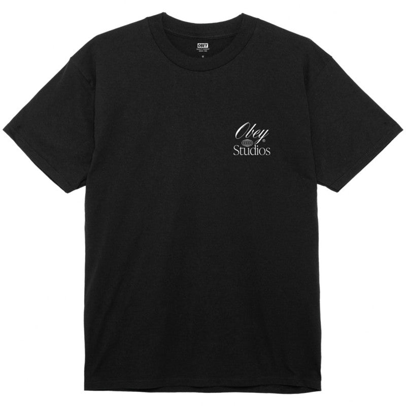 OBEY STUDIOS WORLDWIDE BLACK TEE