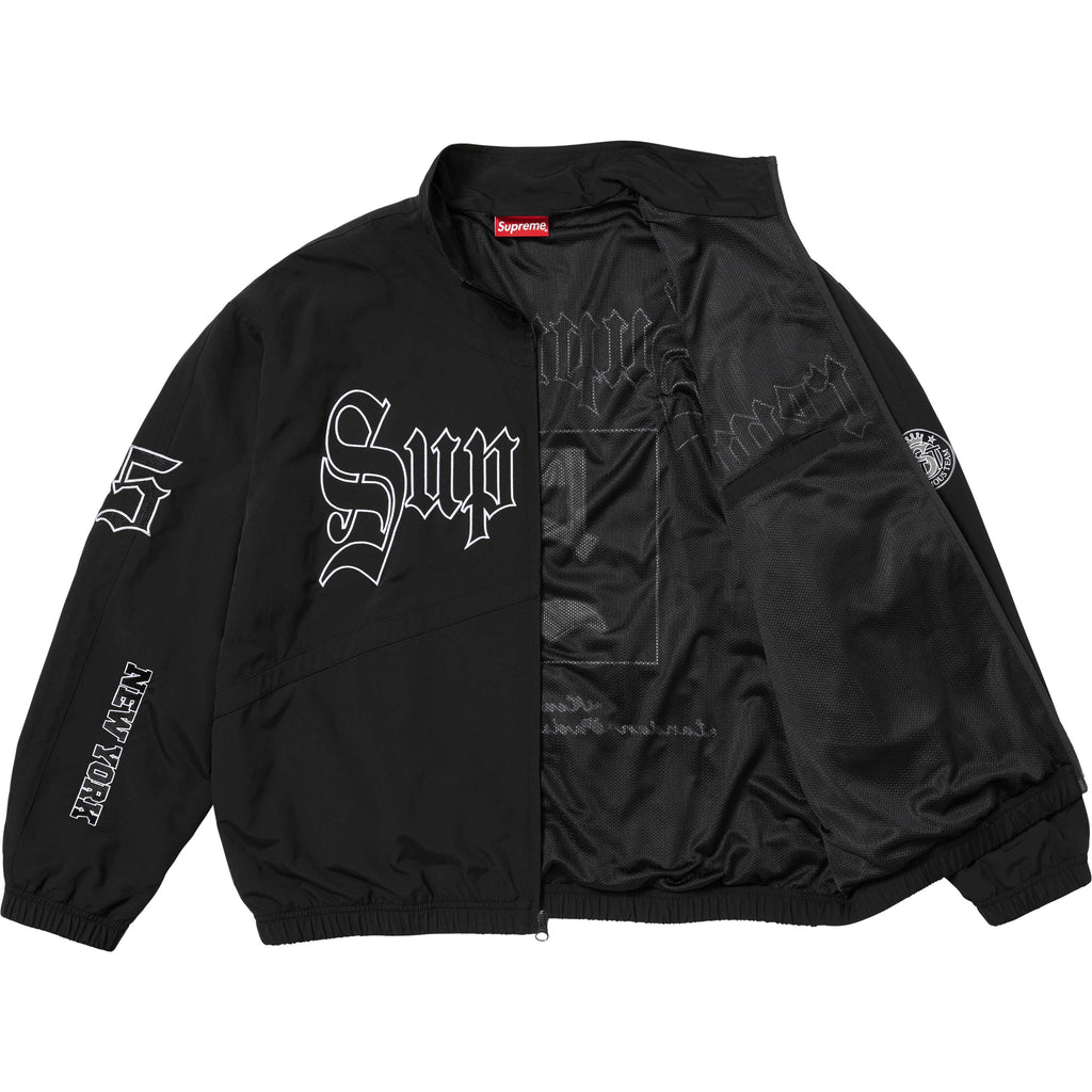OLD ENGLISH TRACK JACKET BLACK
