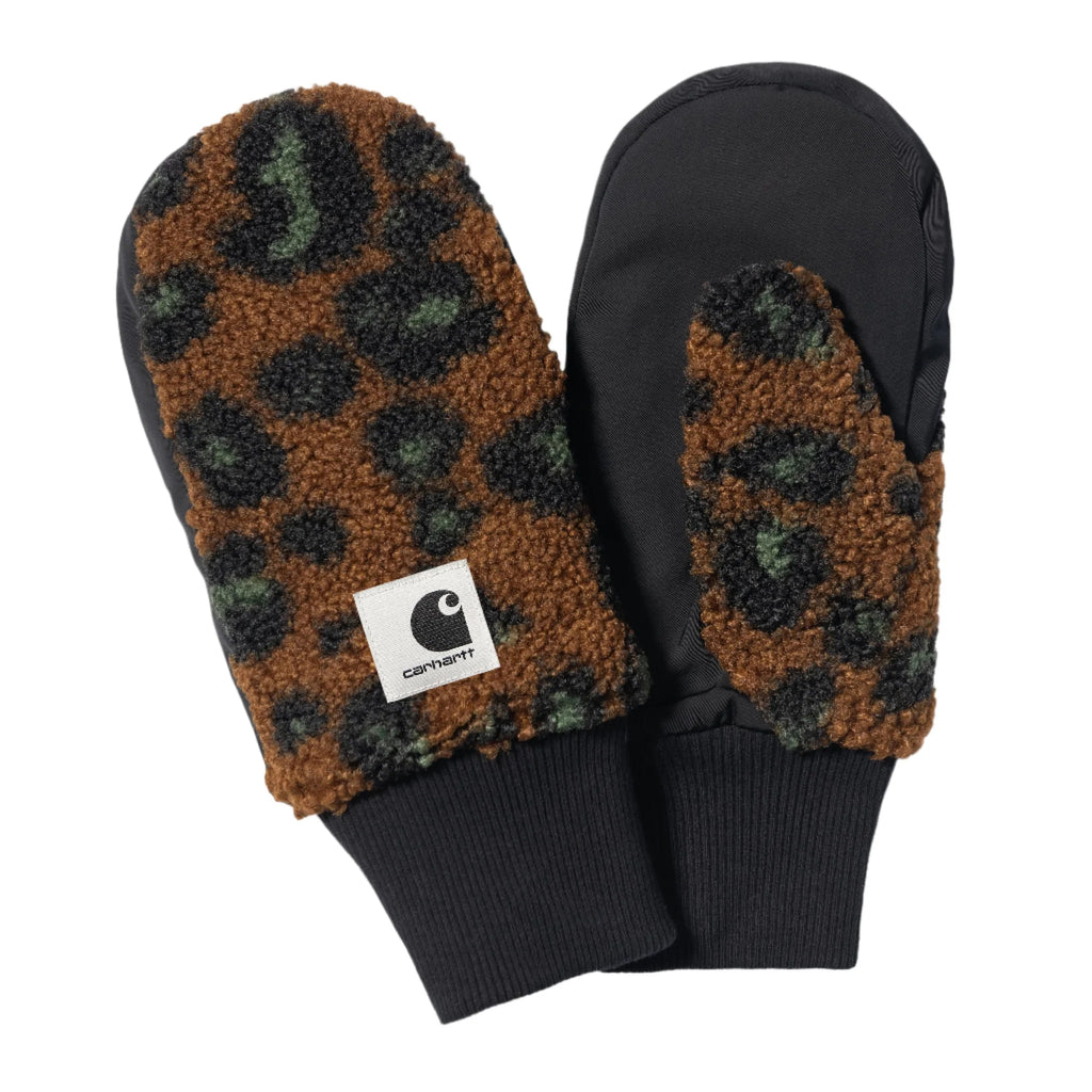 Orla Mitten Camo Leo Jacquard, Tamarind / Black