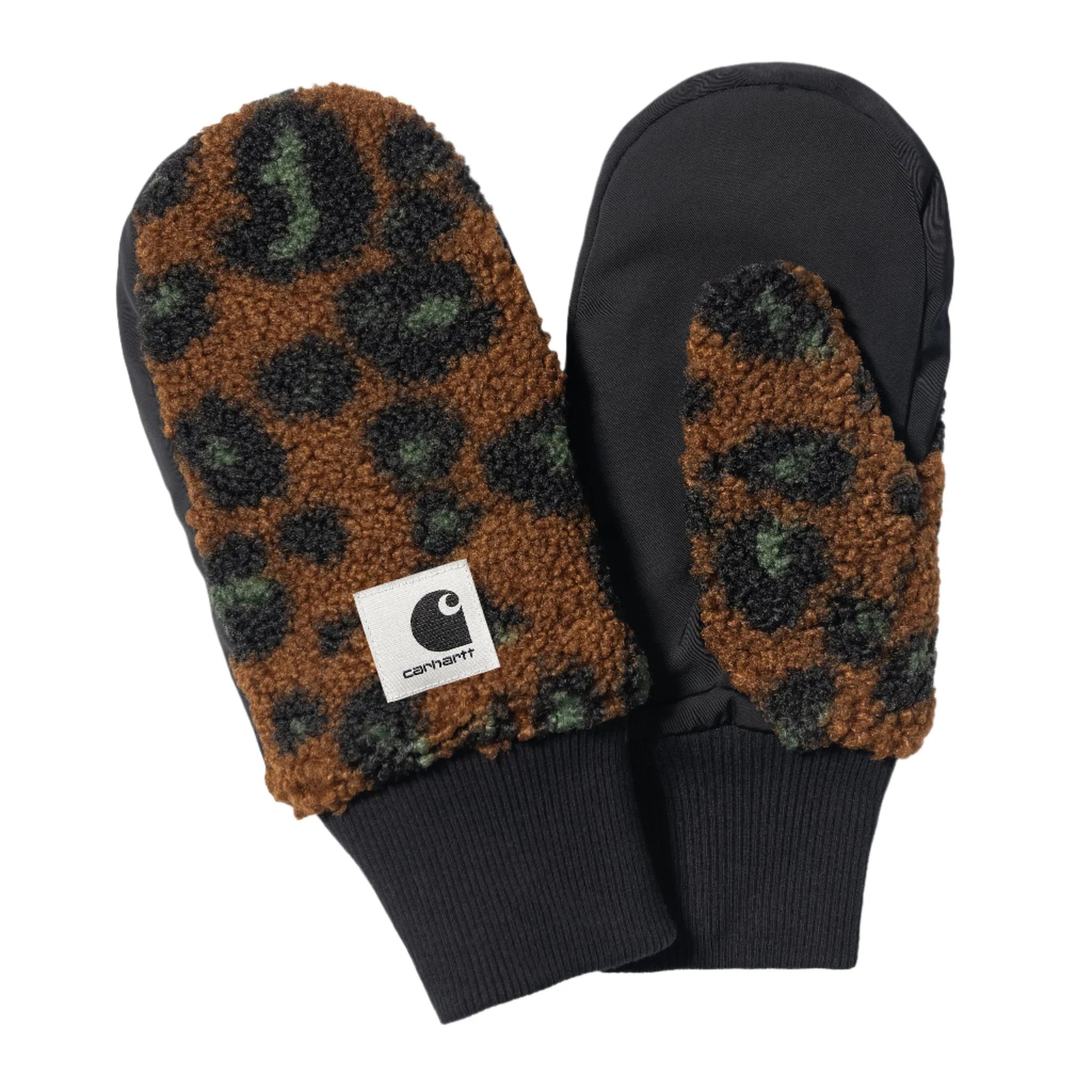 Orla Mitten Camo Leo Jacquard, Tamarind / Black