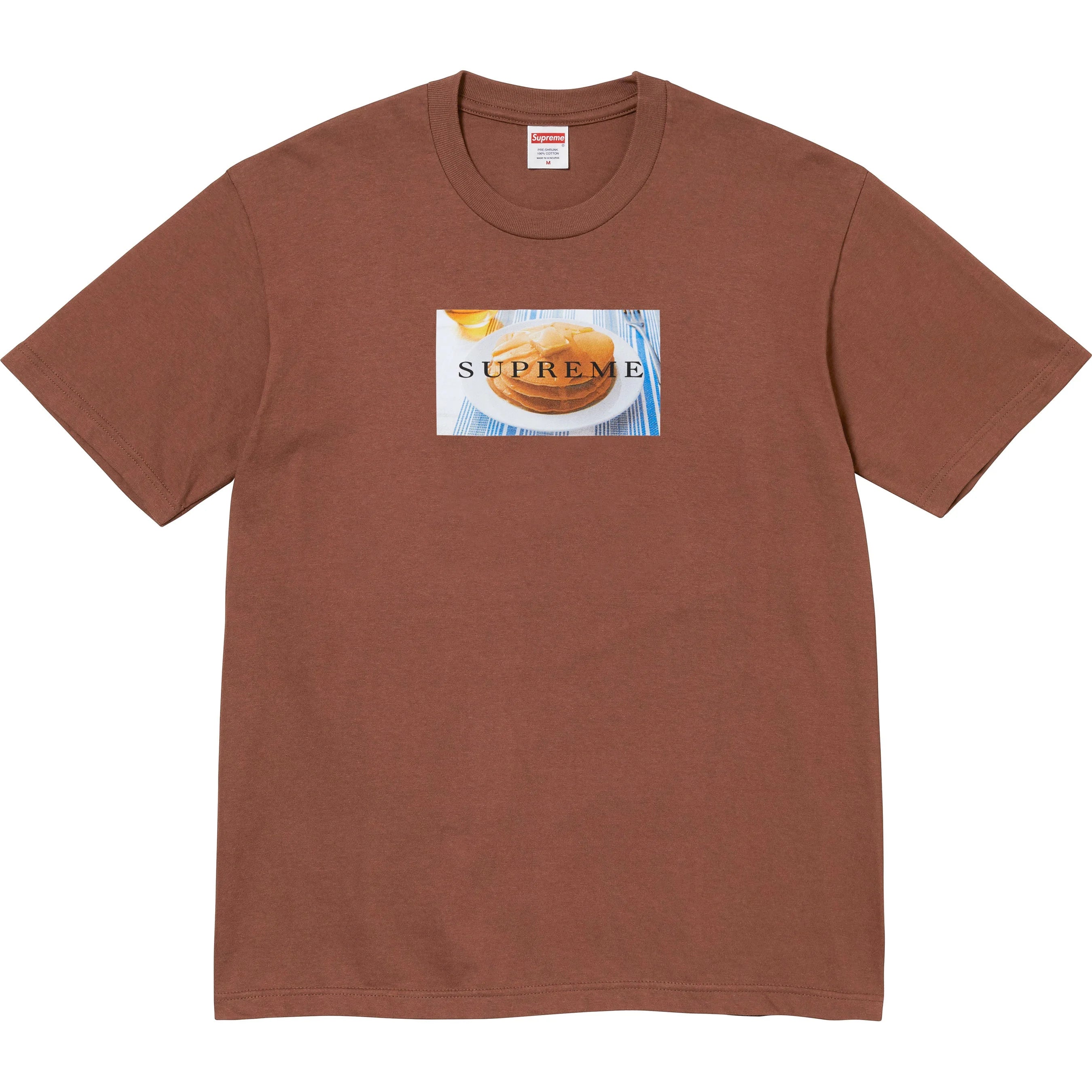 PANCAKES TEE BROWN