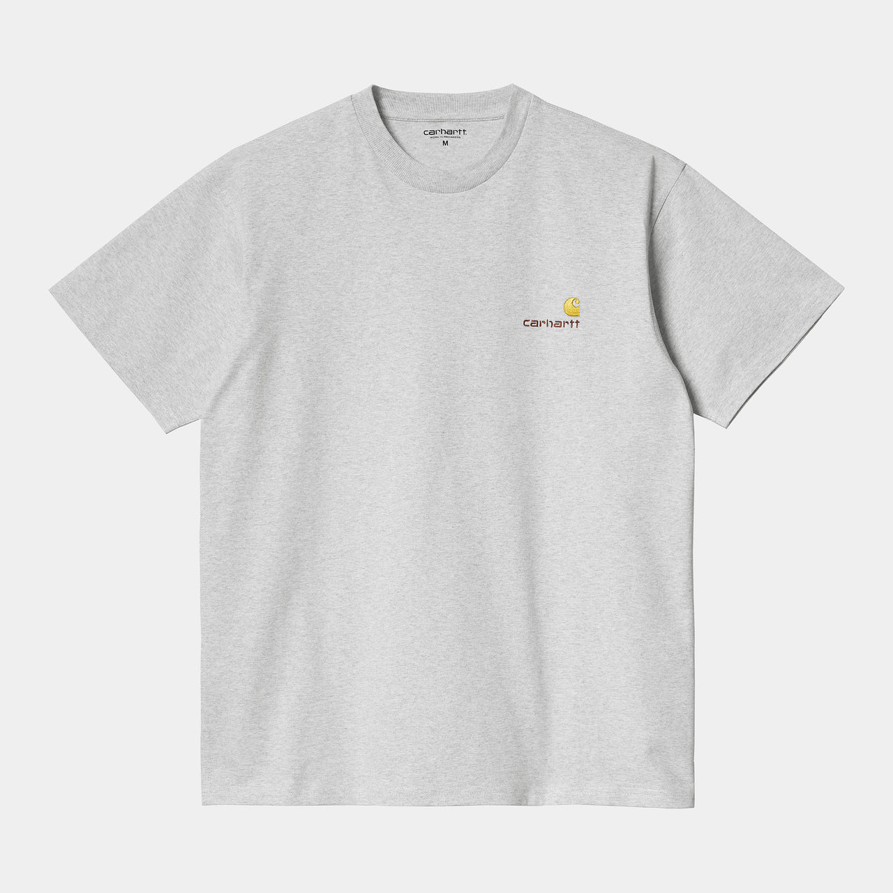 S/S American Script T-Shirt Grey Heather