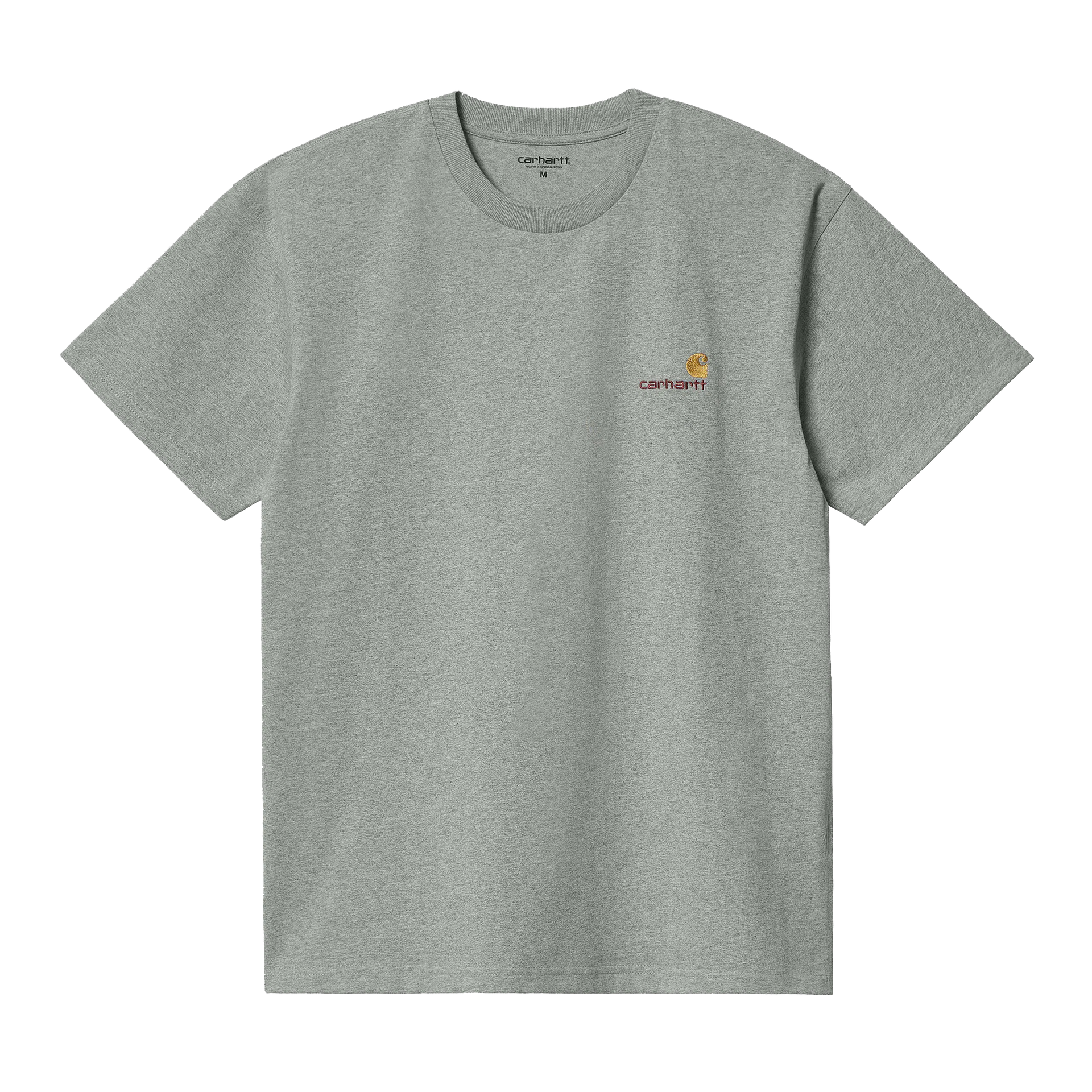 S/S American Script T-Shirt Grey Heather