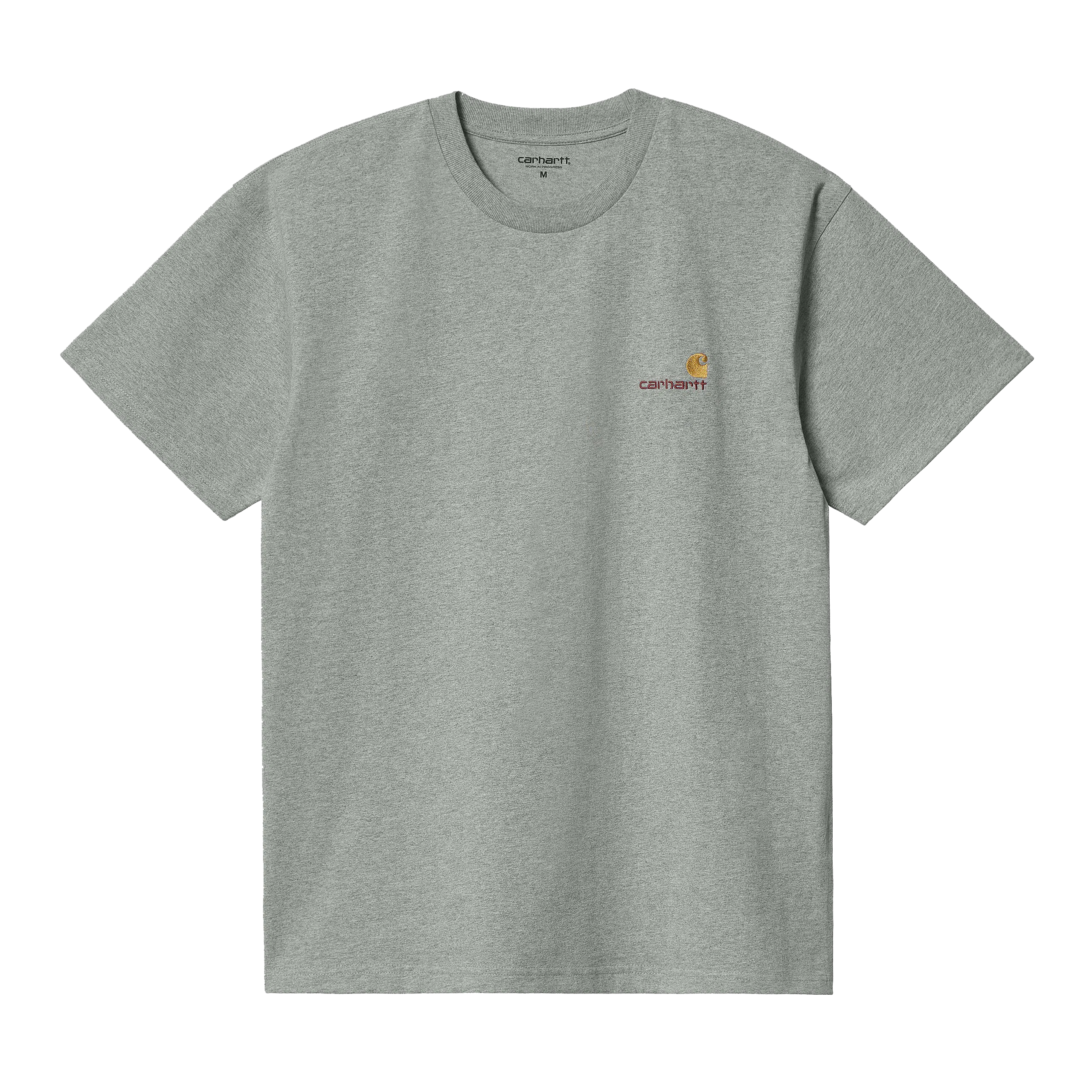 S/S American Script T-Shirt Grey Heather