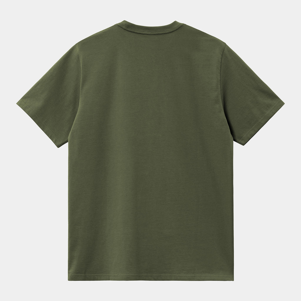 S/S American Script T-Shirt Tarragon