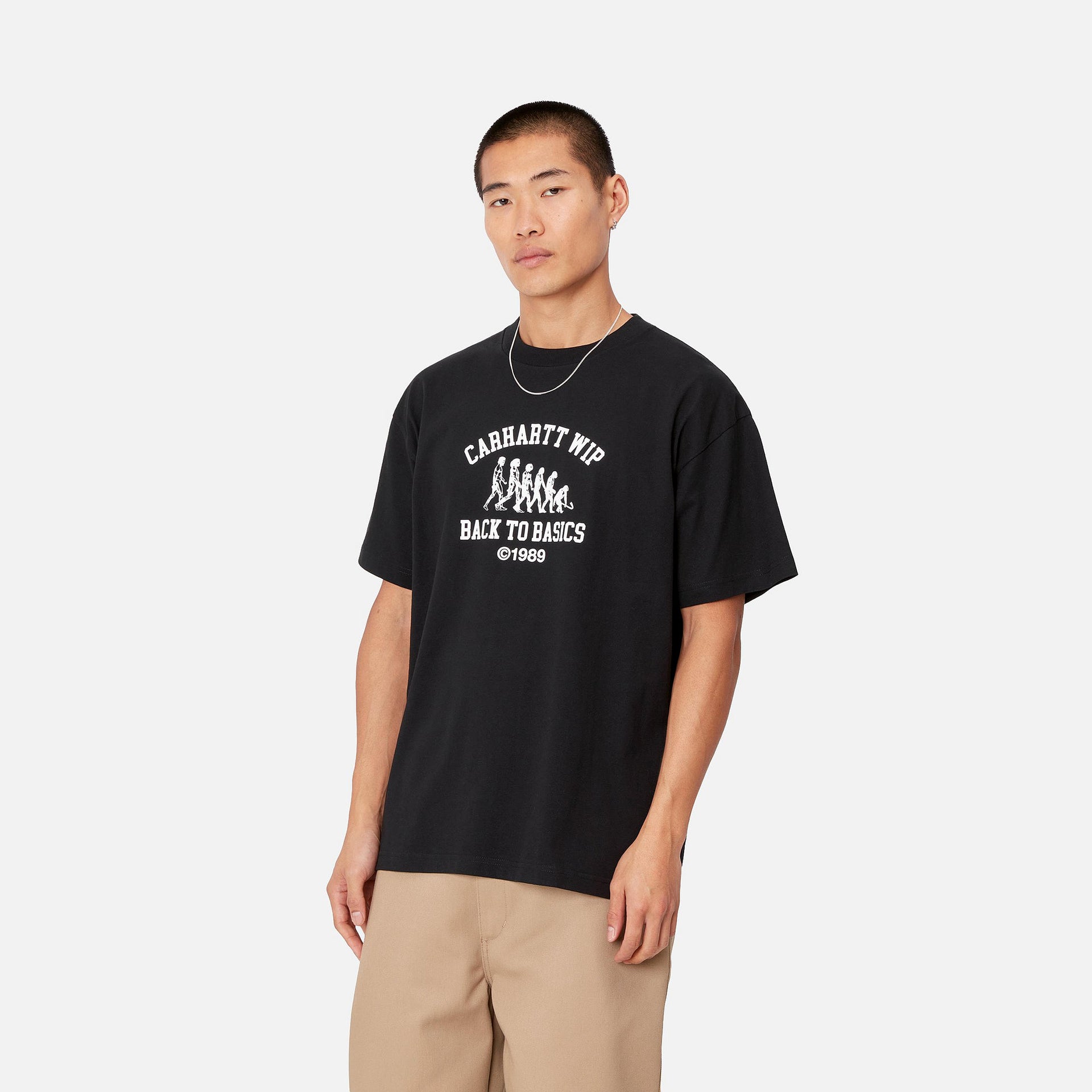 S/S Basics T-Shirt Black / White