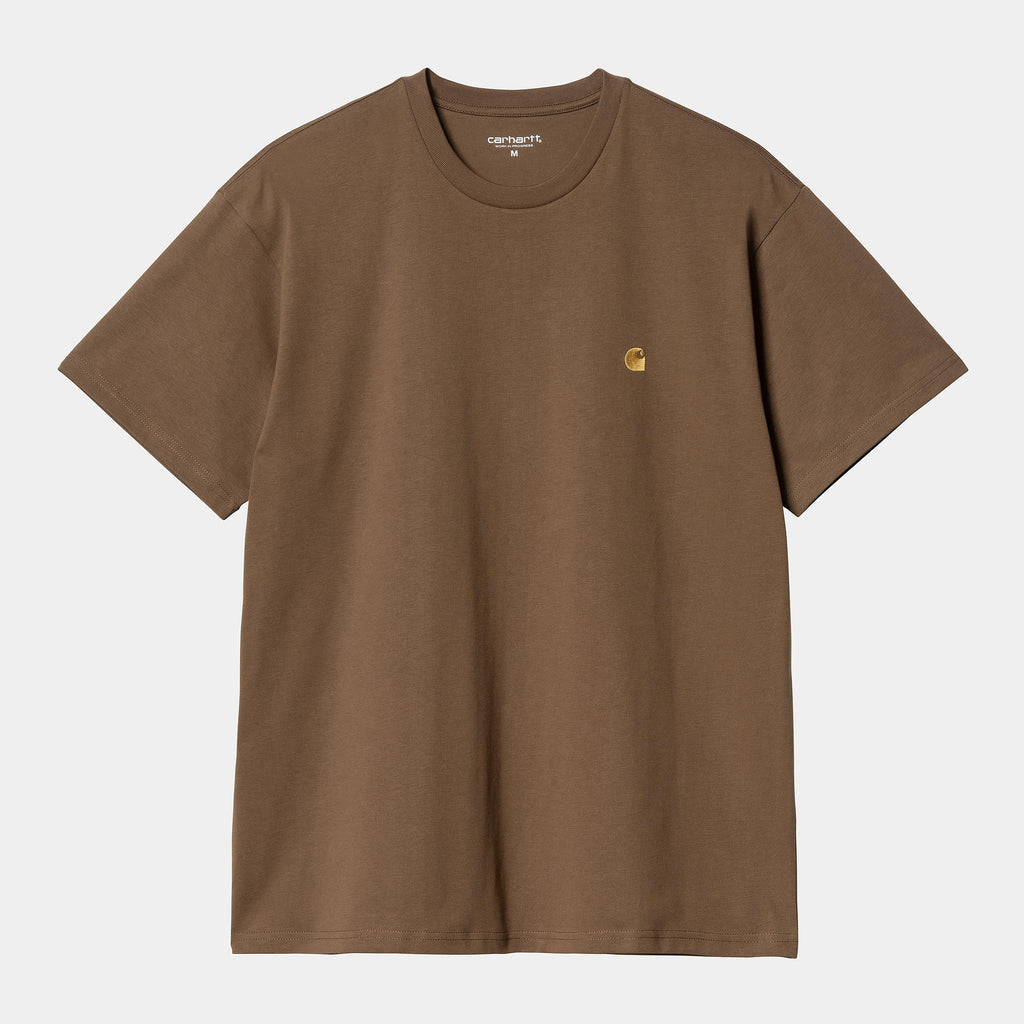 S/S Chase T-Shirt Chocolate / Gold