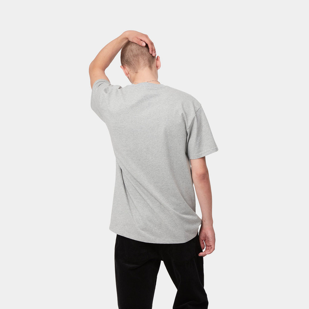 S/S Chase T-Shirt Dark Grey Heather Gold