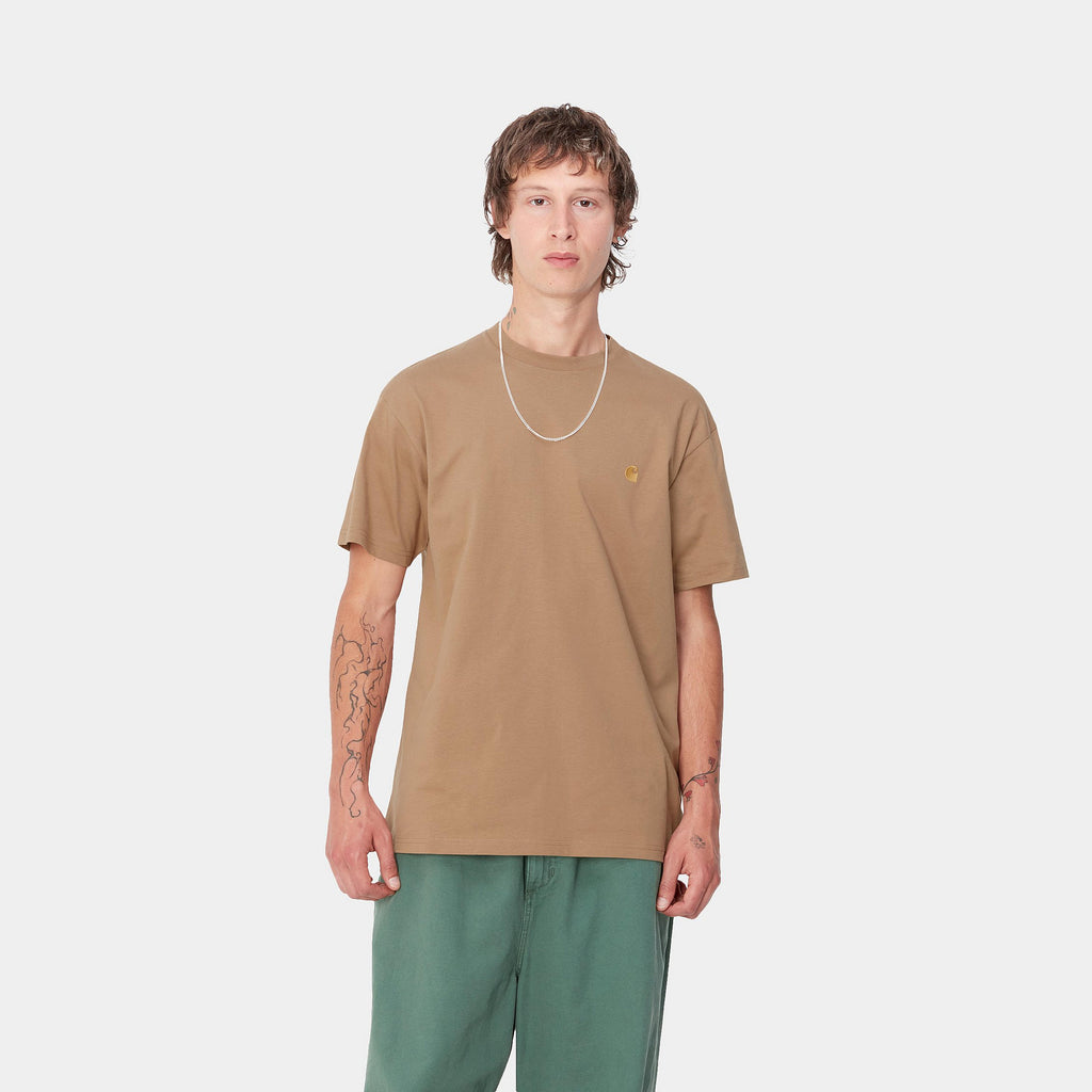 S/S Chase T-Shirt Peanut / Gold