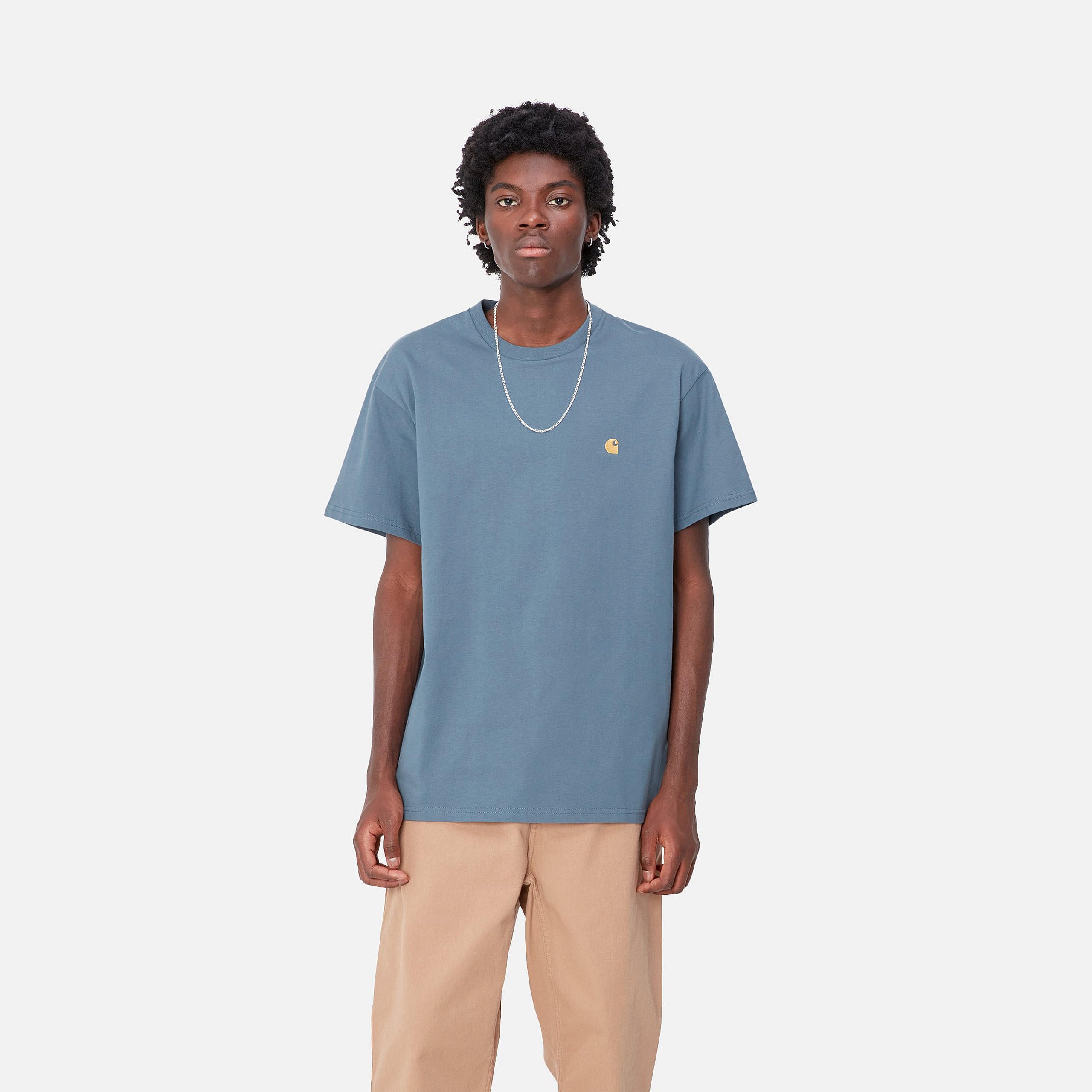 S/S Chase T-Shirt Positano / Gold