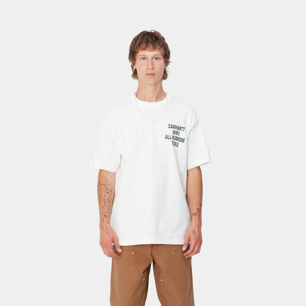 S/S Cross Screw T-Shirt White