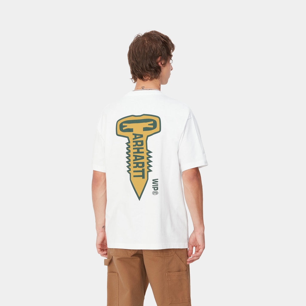 S/S Cross Screw T-Shirt White