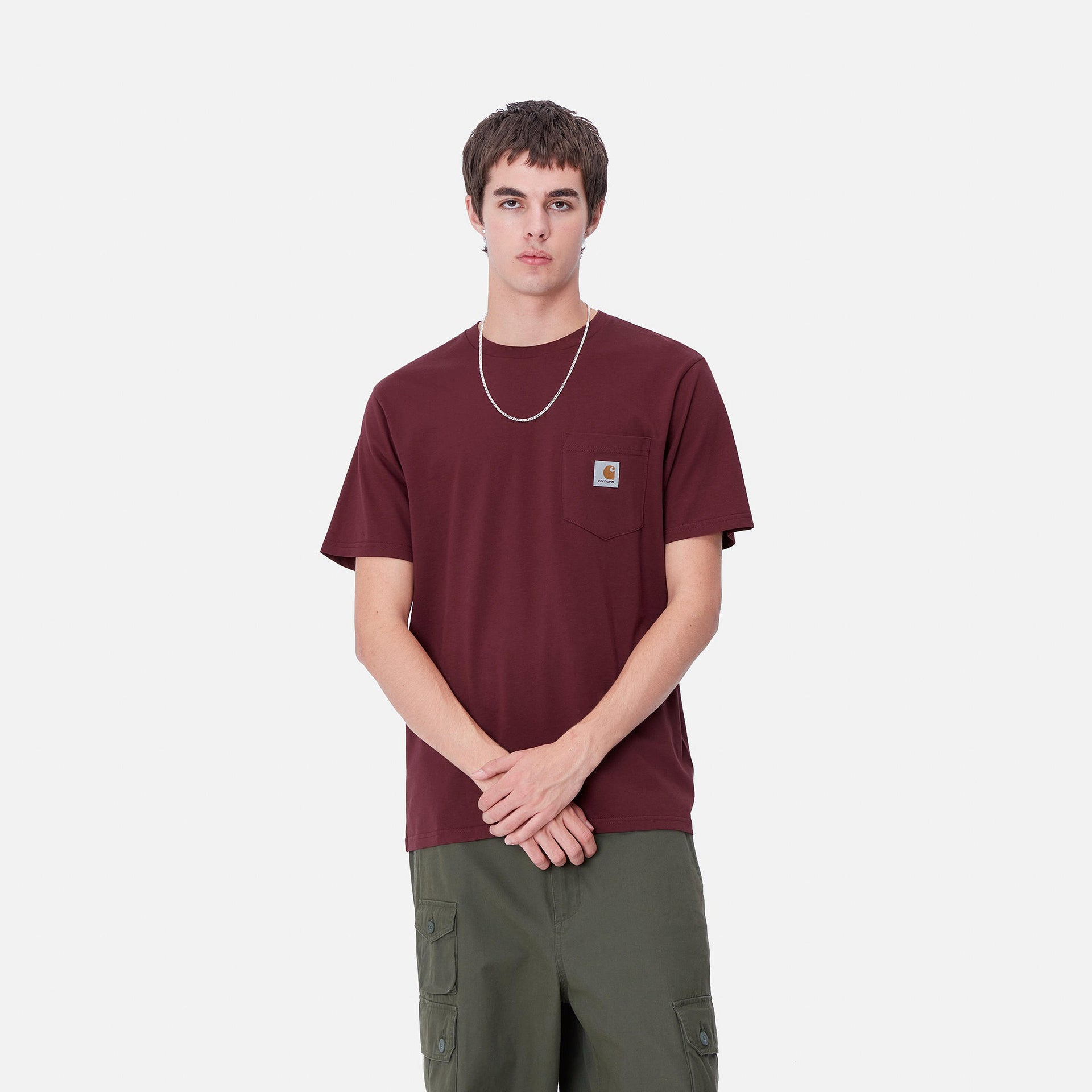 S/S Pocket T-Shirt Malbec