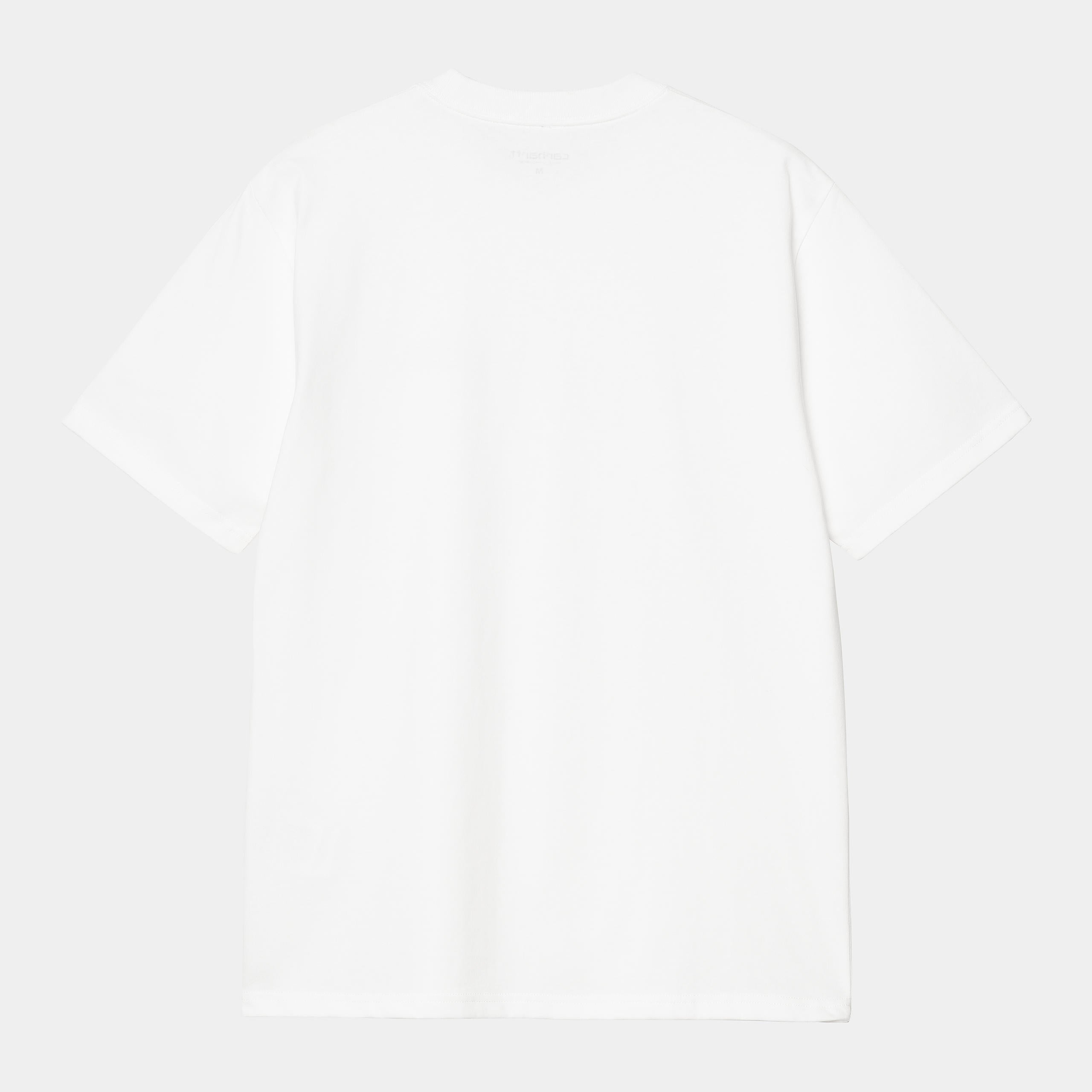 S/S University Script T-Shirt White / Black