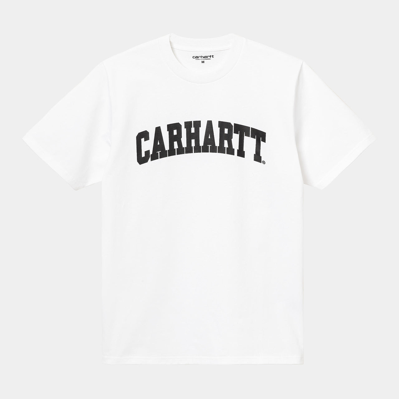 S/S University T-Shirt White / Black