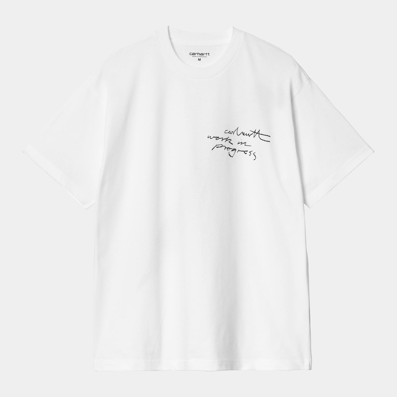 S/S WIP Pencil T-Shirt White / Black