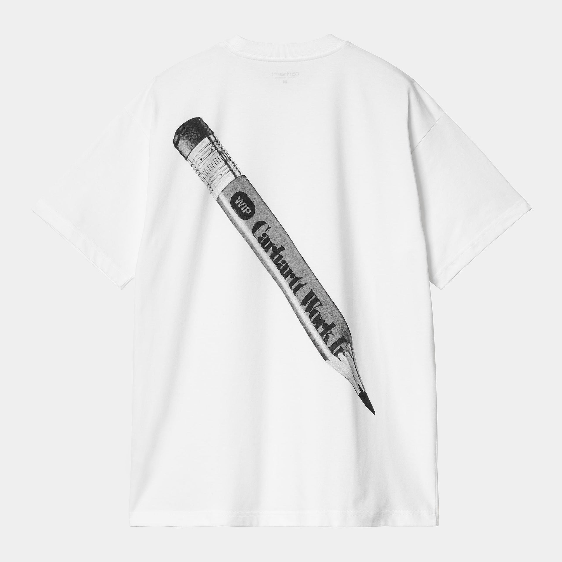 S/S WIP Pencil T-Shirt White / Black