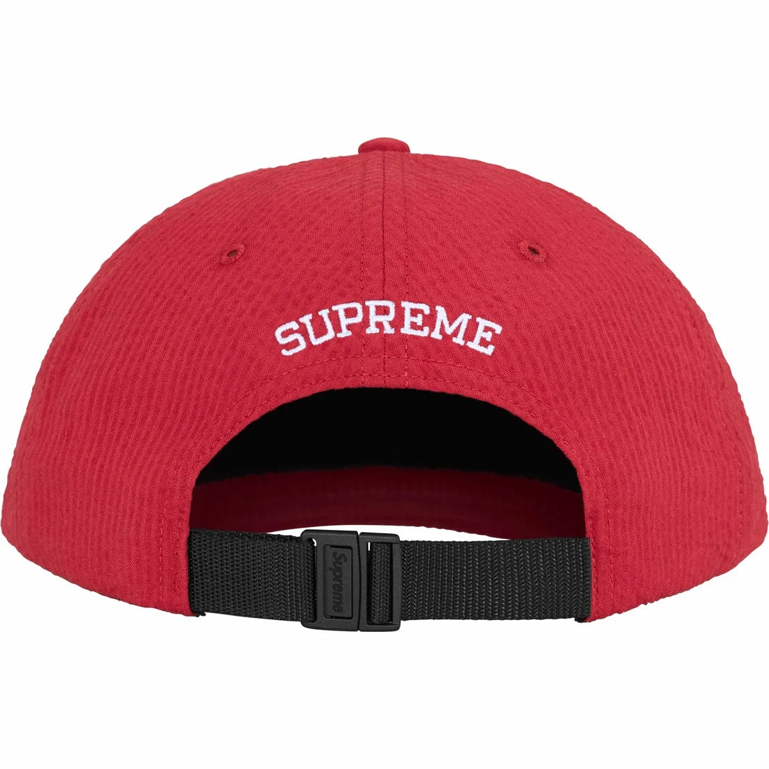 SEERSUCKER S LOGO 6 PANEL RED