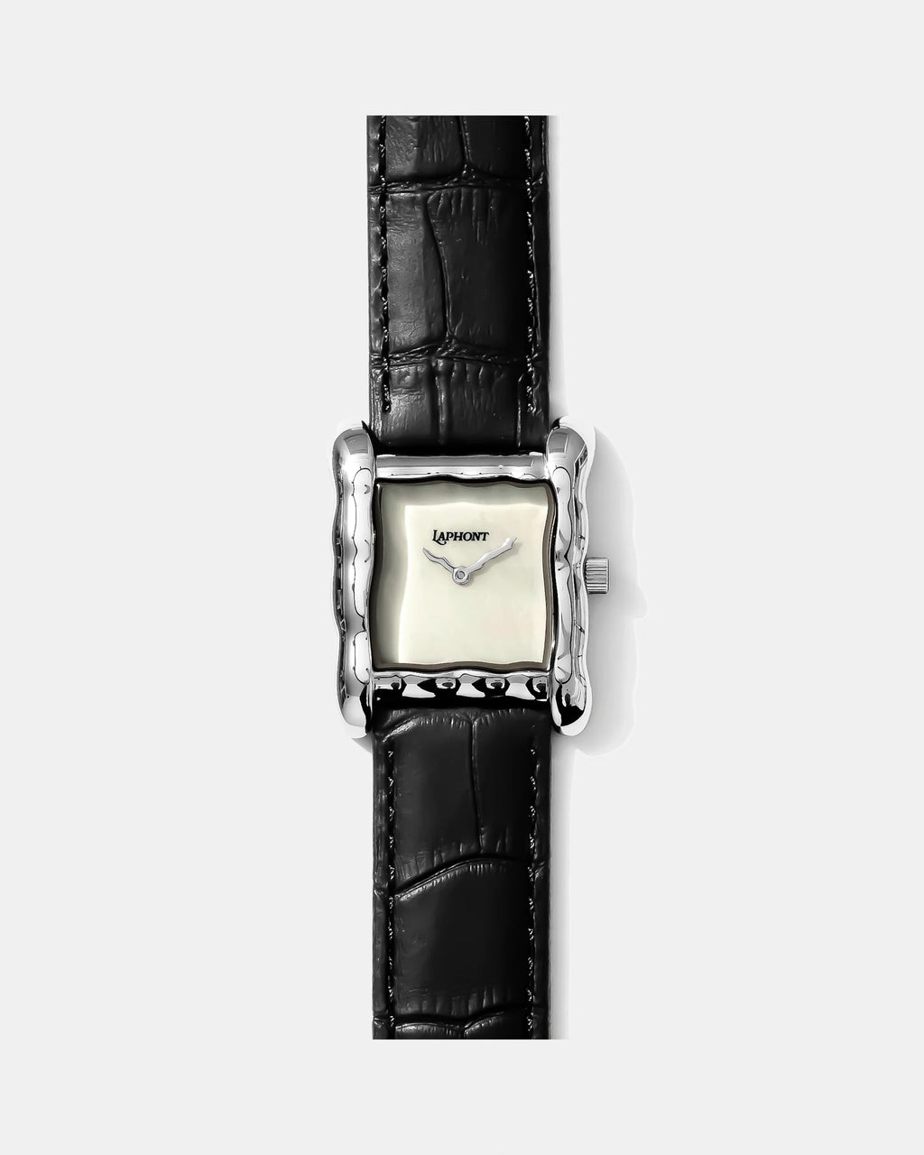 Laphont Situ Watch Large Silver Case Mother of Pearl Dial