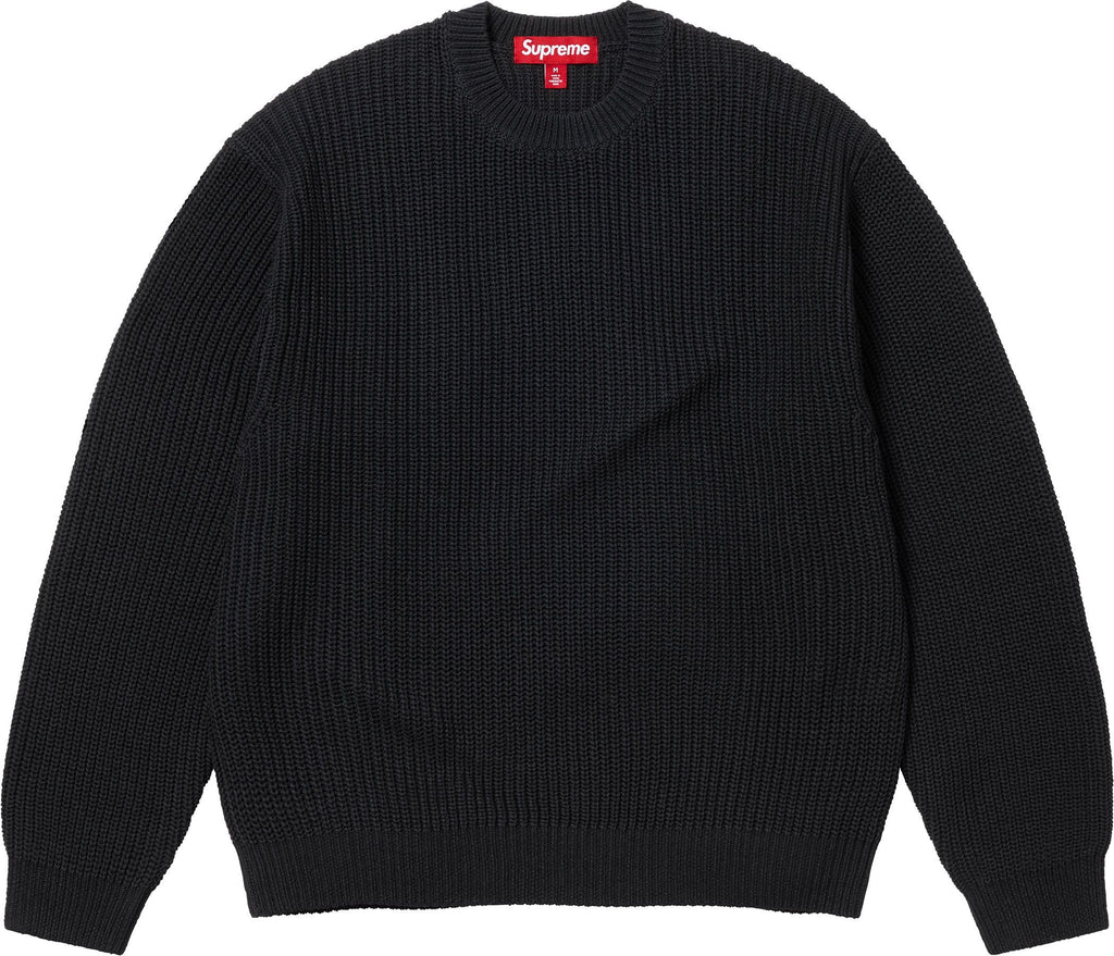 OLD ENGLISH PRINTED SWEATER BLACK
