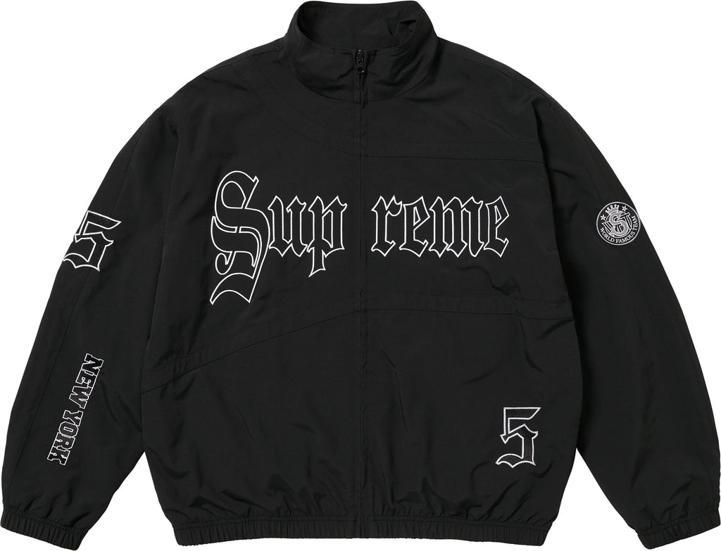 OLD ENGLISH TRACK JACKET BLACK