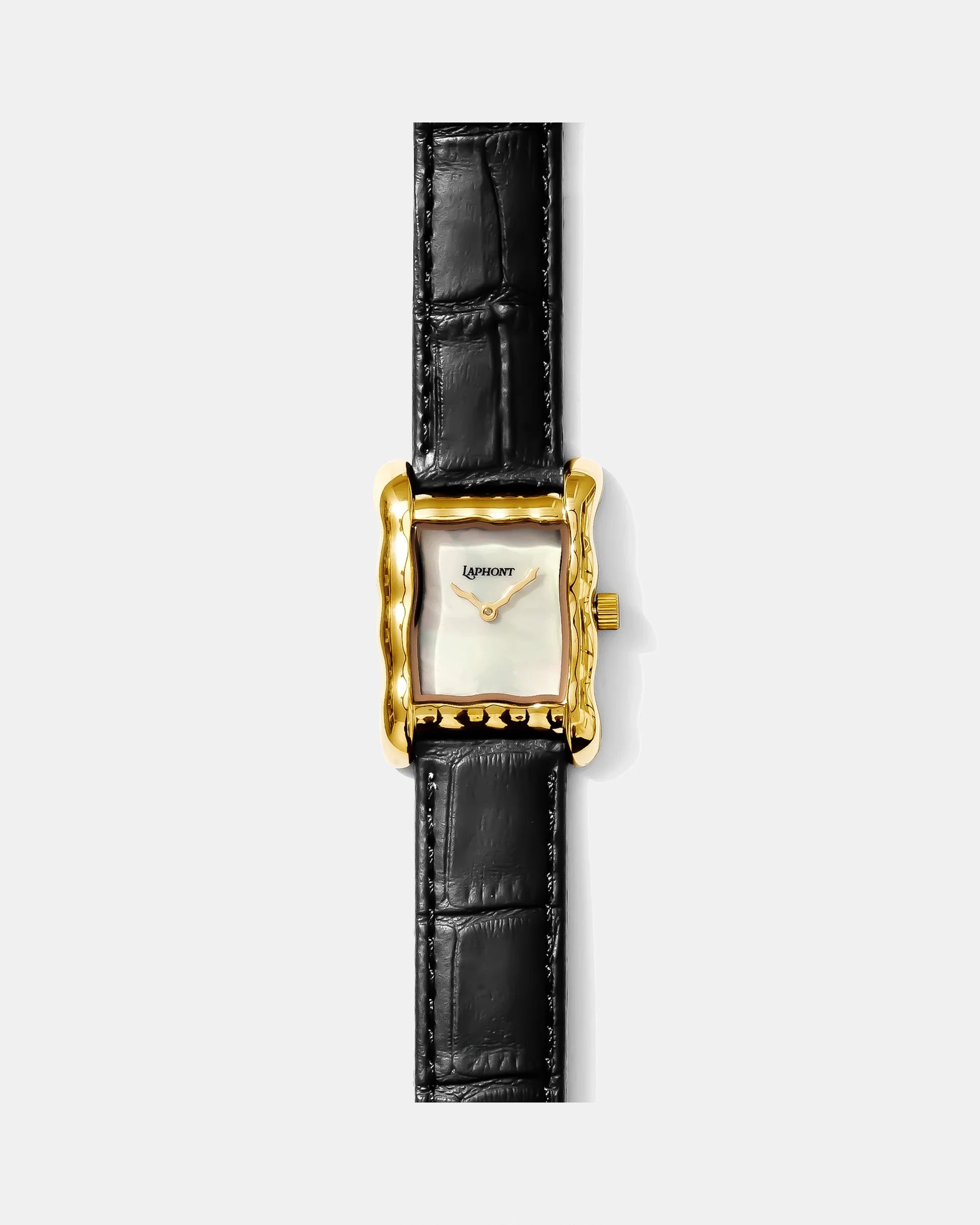 Laphont Situ Watch Small Gold Case Mother of Pearl Dial