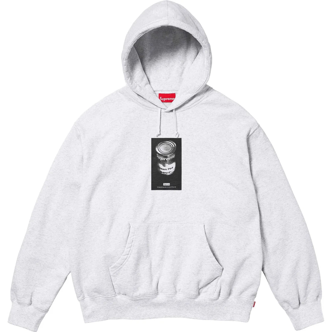 SOUP CAN HOODED SWEATSHIRT ASH HEATHER