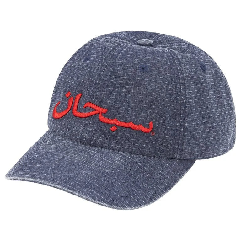 ARABIC LOGO RIPSTOP 6-PANEL NAVY