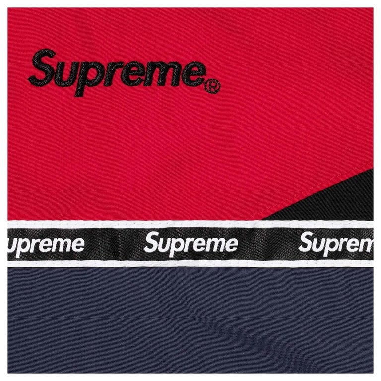 LOGO TAPING TRACK JACKET NAVY