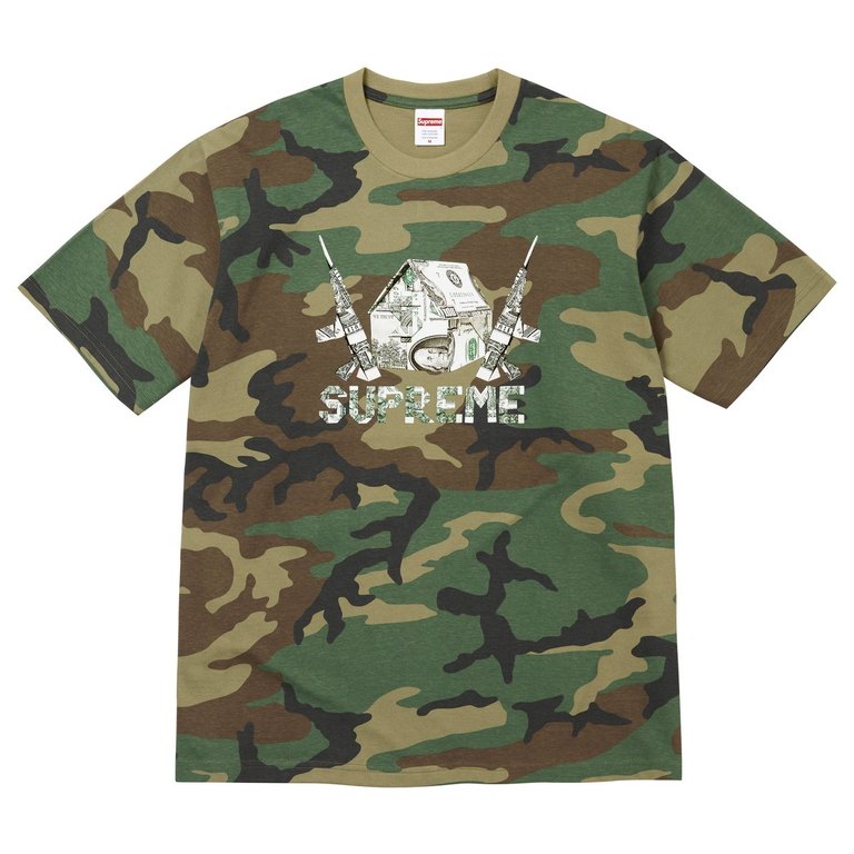 ORIGAMI TEE WOODLAND CAMO