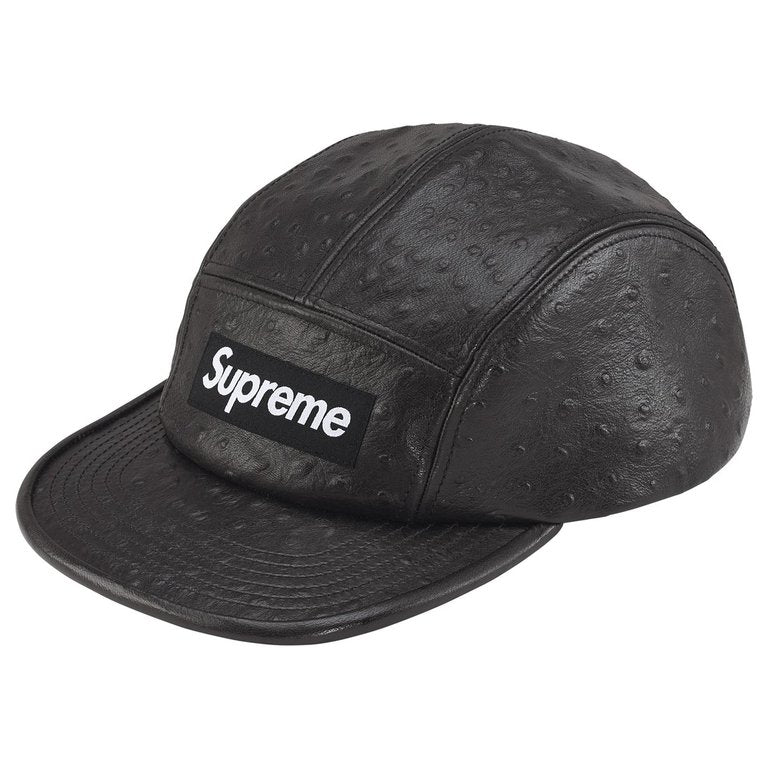 OSTRICH EMBOSSED LEATHER GORE-TEX CAM BLACK