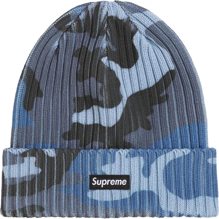 OVERDYED BEANIE BLUE CAMO OS