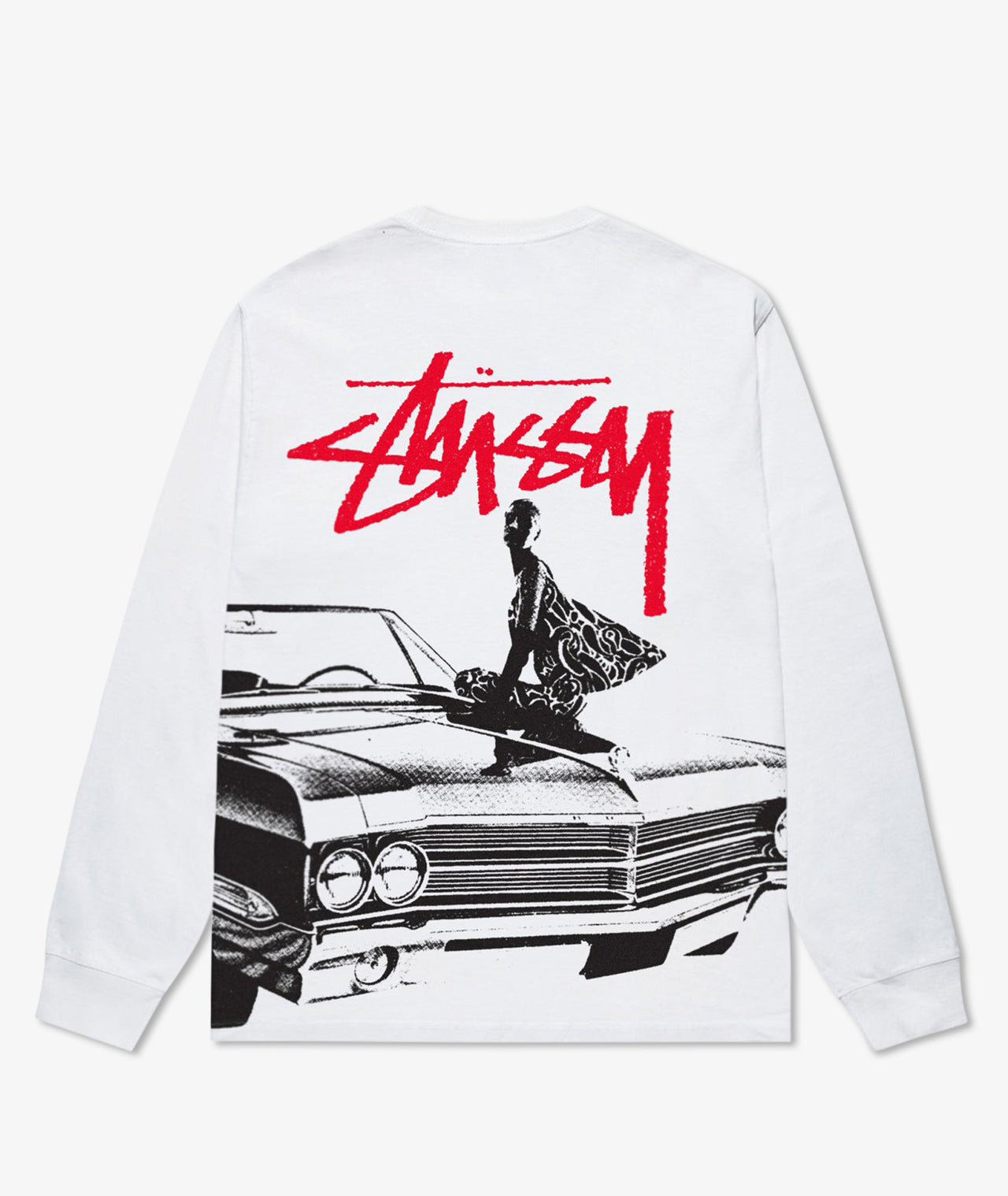 BEAT CRAZY LS TEE WHITE