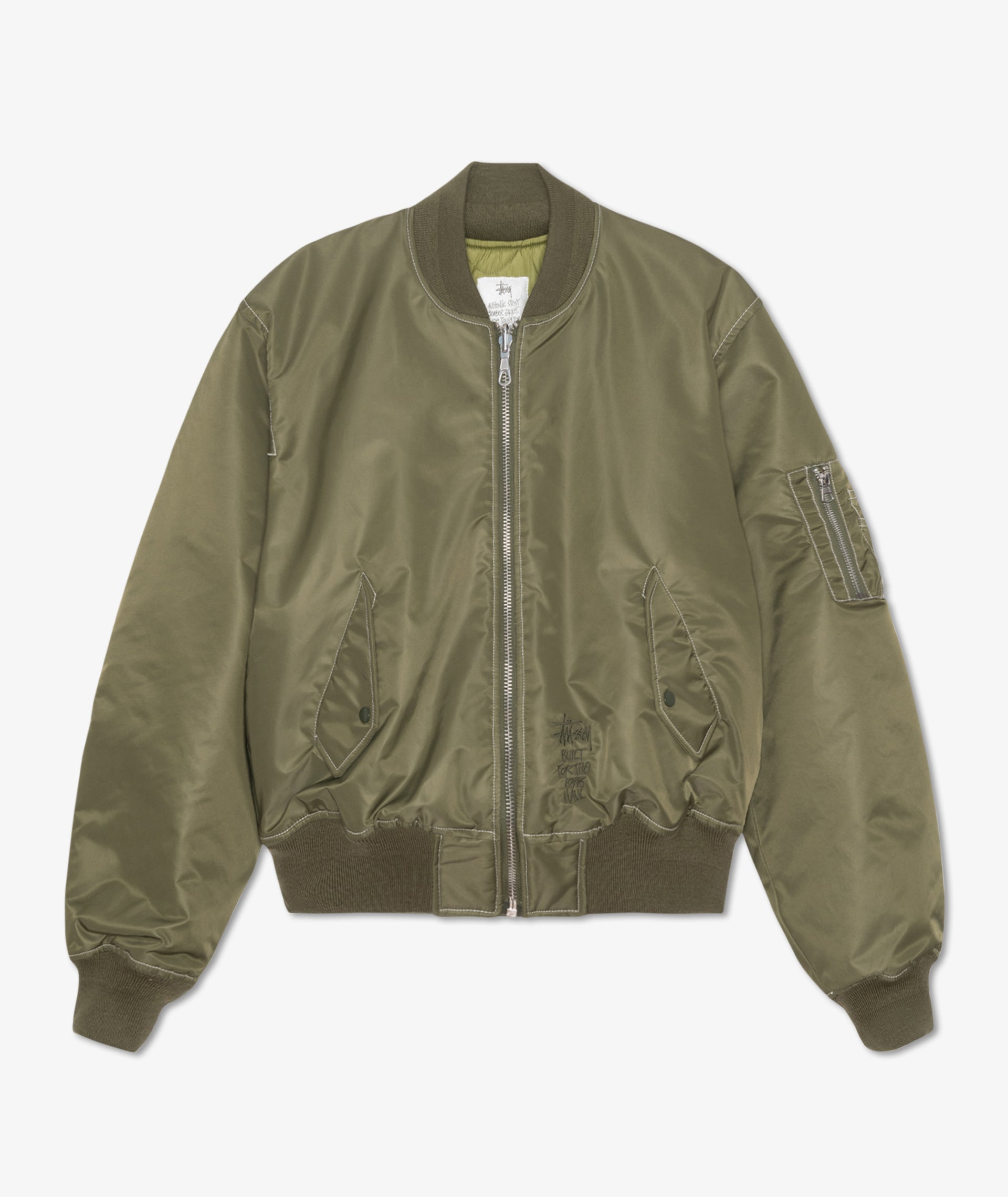 BUILT BOMBER JACKET OLIVE