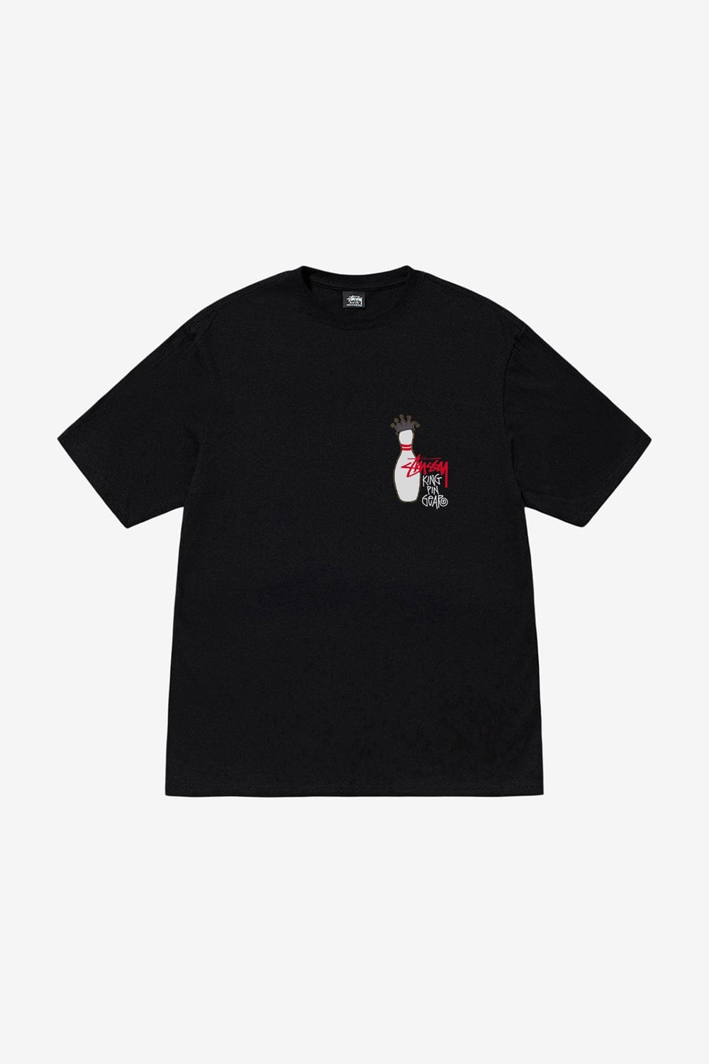 KINGPIN PIG. DYED TEE BLACK