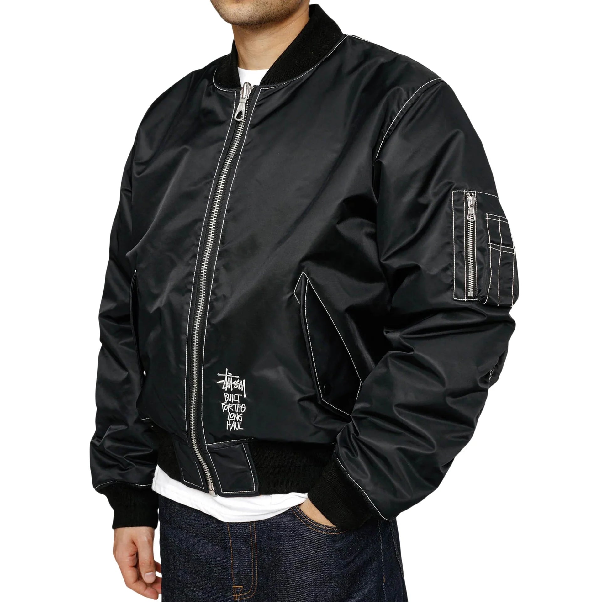 BUILT BOMBER JACKET BLACK