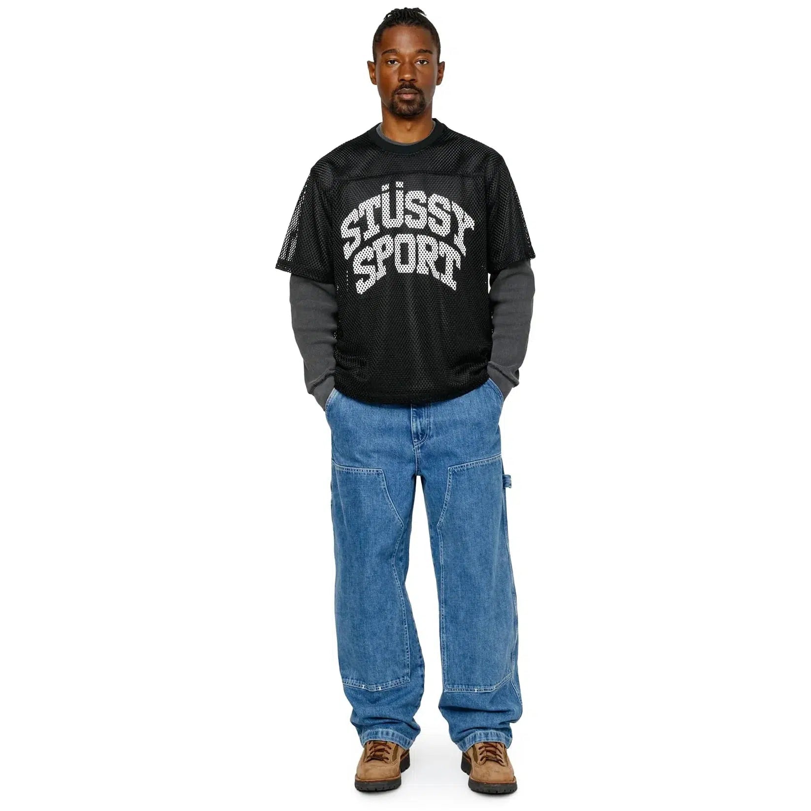 TEAM JERSEY STUSSY SPORT BLACK – Neighborhood