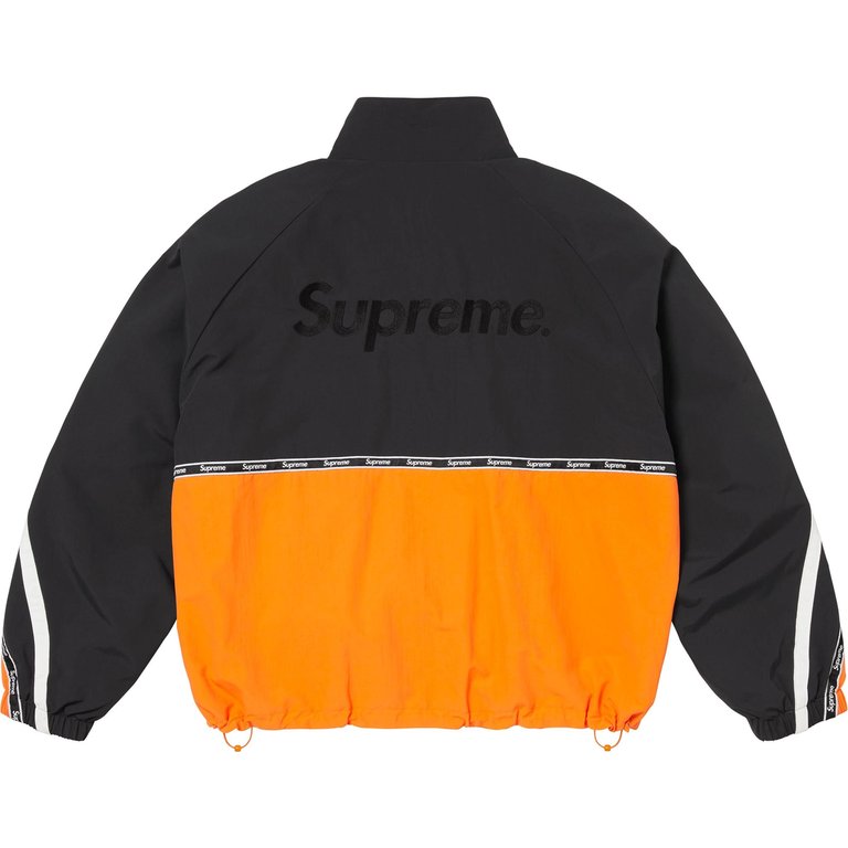 LOGO TAPING TRACK JACKET ORANGE
