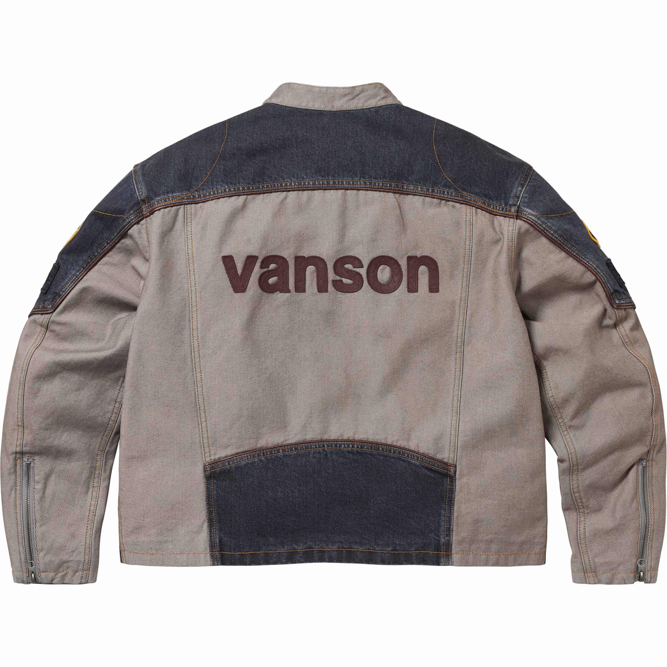 VANSON LEATHERS CORDURA COTTON JACKET DENIM