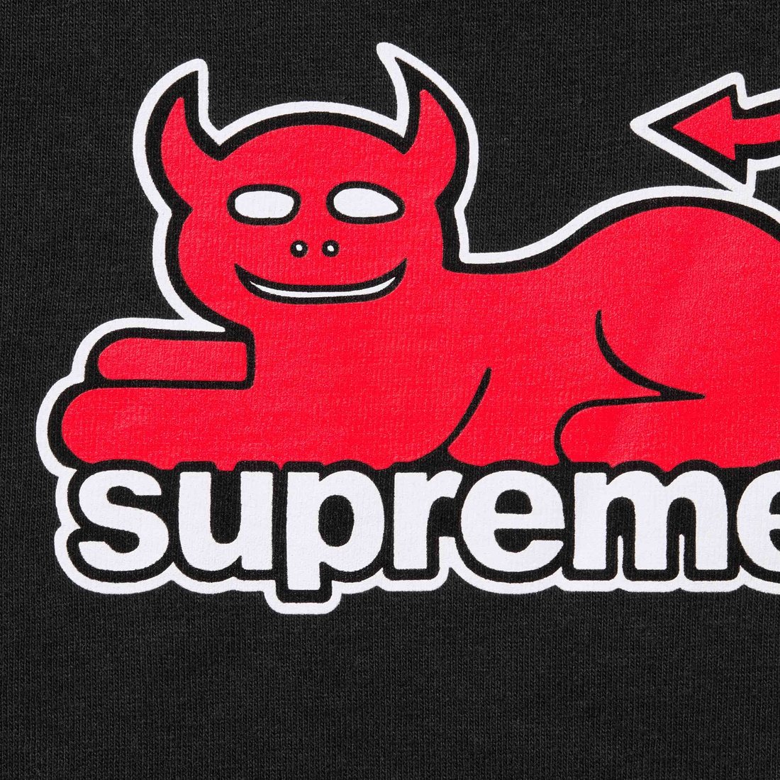 Supreme Toy Machine Devil Cat Tee Black