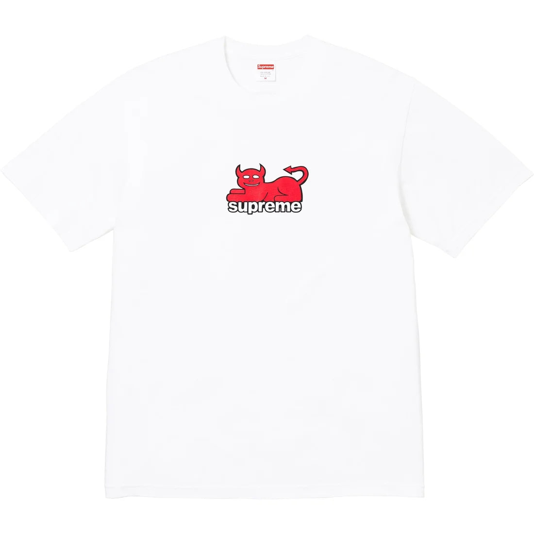 Supreme Toy Machine Devil Cat Tee White