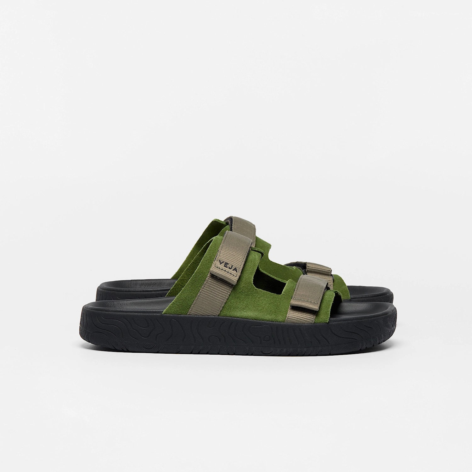 ARPOADOR SUEDE MILITAR KAKI BLACK