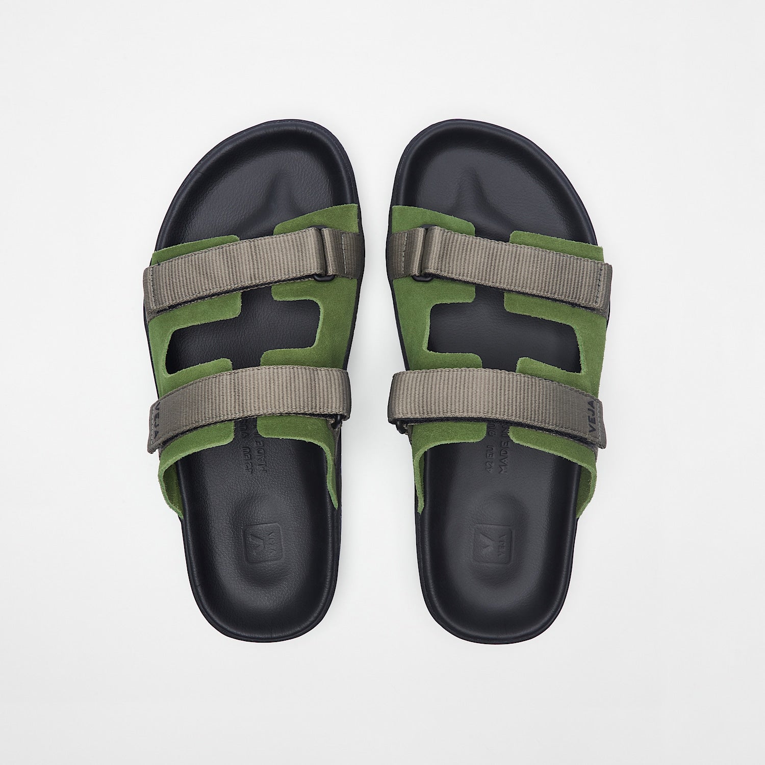 ARPOADOR SUEDE MILITAR KAKI BLACK