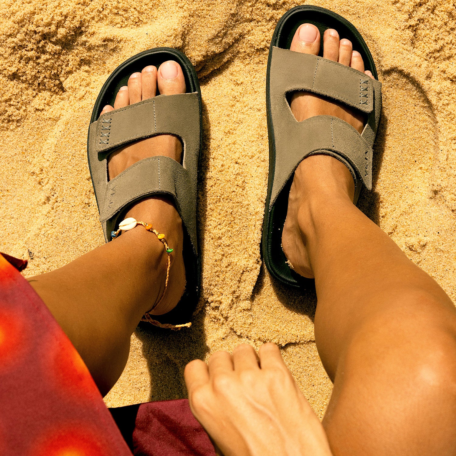 ETNA SUEDE KAKI BLACK