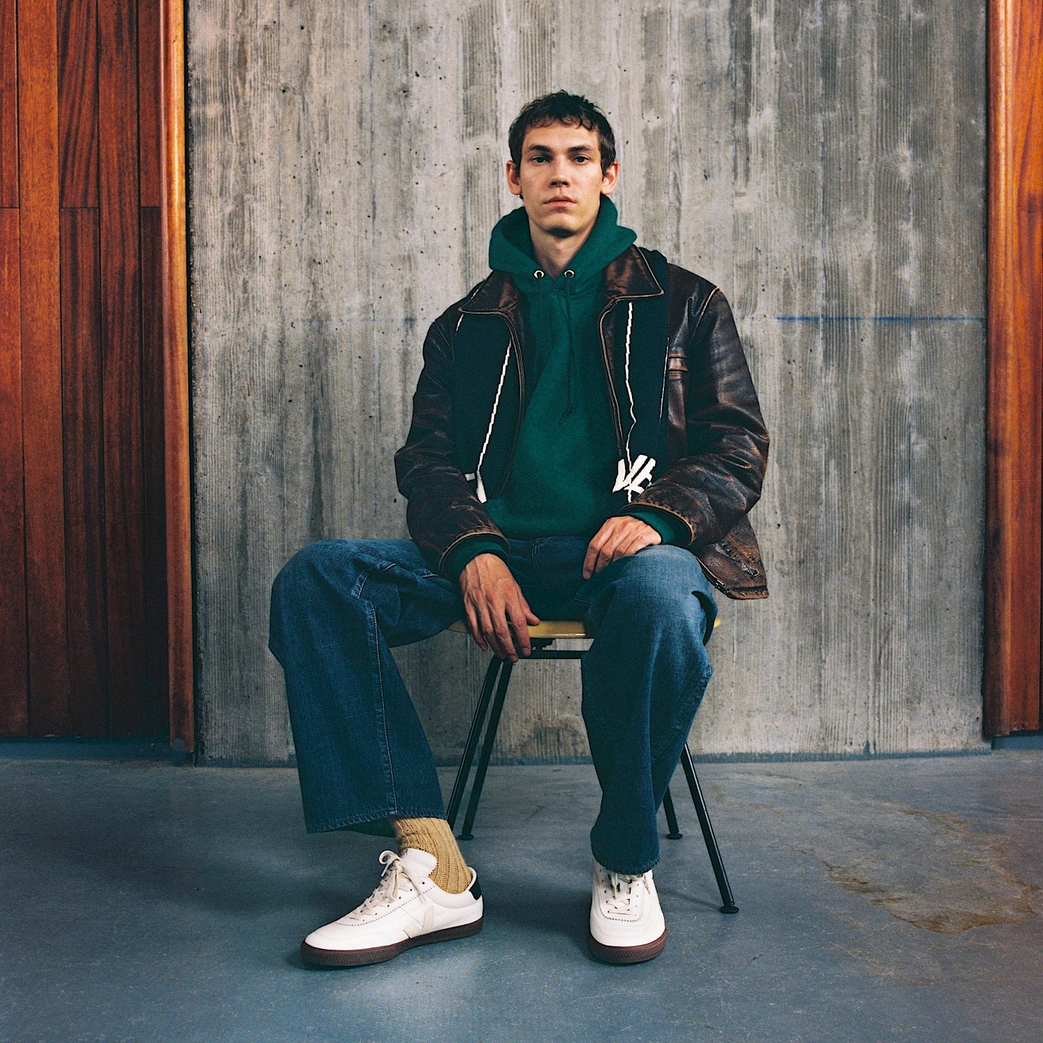 PANENKA LEATHER WHITE BLACK BARK