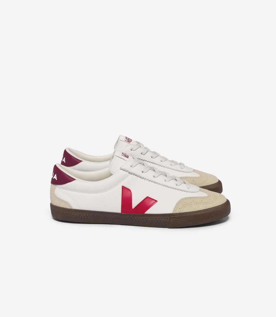 Zapatillas Veja Volley Leather White Pekin Bark